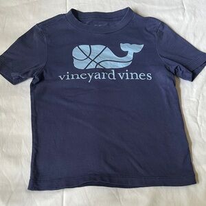 Vineyard Vines Kids Whale Graphic Tee in Navy